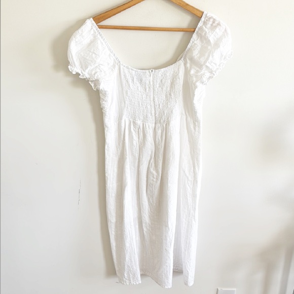 Hello Molly white STELLA MIDI DRESS size 10 - Picture 8 of 9